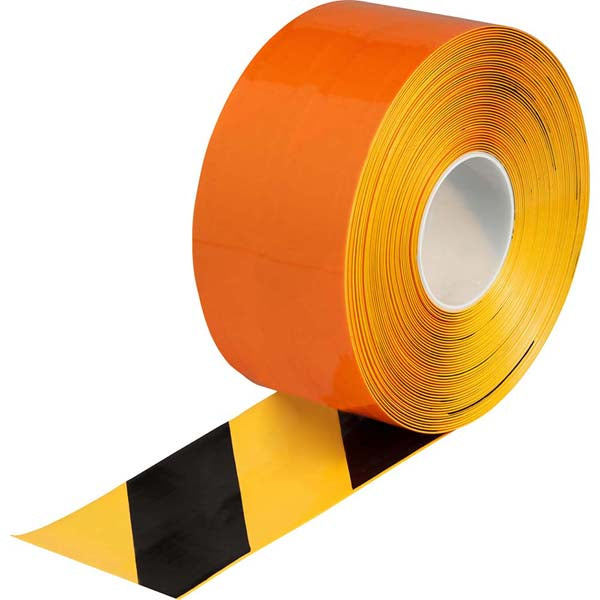 149644 Brady ToughStripe Max Striped Tape Black Yellow 101.60 mm x 30.48 m