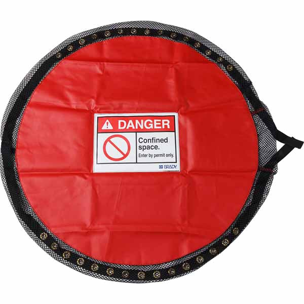 151047 Brady Solid Lockable Cover Confined Space Medium