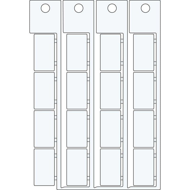Silver Tag for BSP41 Printers 15mm x 27mm - T1517AD