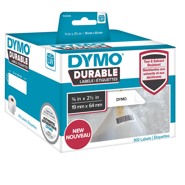 Dymo 1933085 Durable Barcode 19mm x 64mm