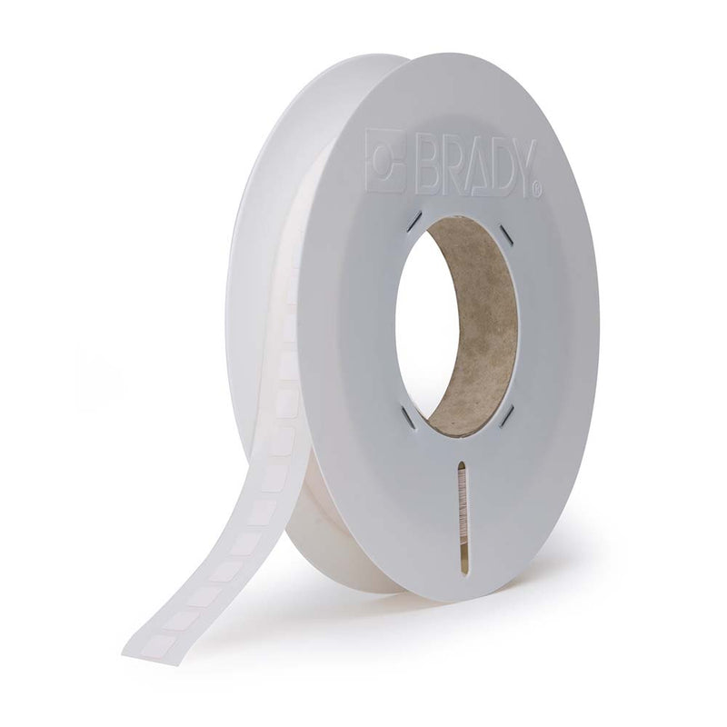 Brady Thermal Transfer Printable Labels (Clean Liner Technology) 9.53 mm x 9.53 mm - THTCLT-05-7727-5