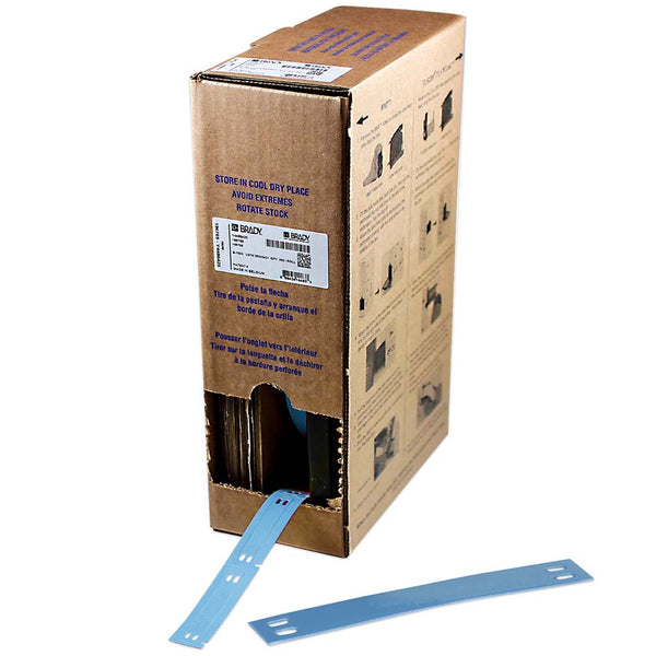 311967 Brady BM7-10x75-7643-BL Bulk Linerless B-7643 cable tags for BMP61 10.00mm x 75.00mm