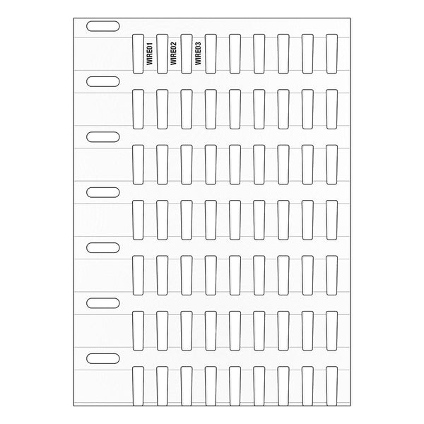 198733 - Brady DuraSleeve Wire Marking Inserts 10.00mm x 4.40mm