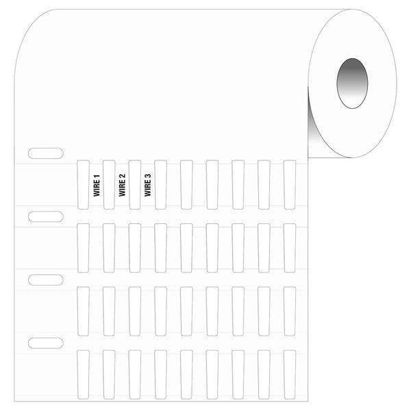 198734 - Brady DuraSleeve Wire Marking Inserts 12.00mm x 4.40mm