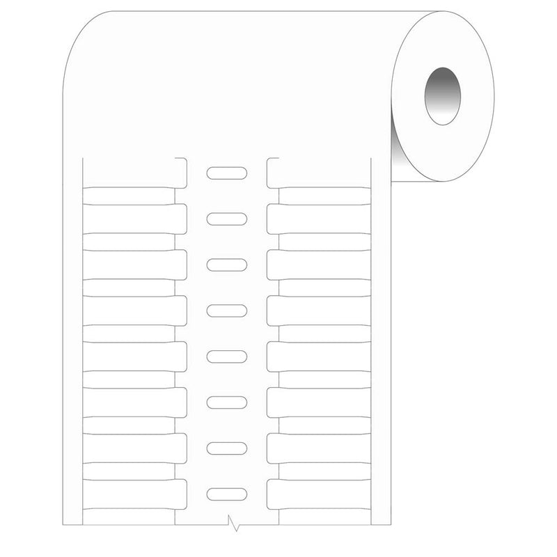 198742 - Brady DuraSleeve Wire Marking Inserts 23.00mm x 4.40mm