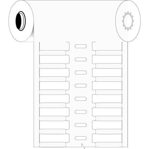 198749 - Brady DuraSleeve Wire Marking Inserts 30.00mm x 4.40mm