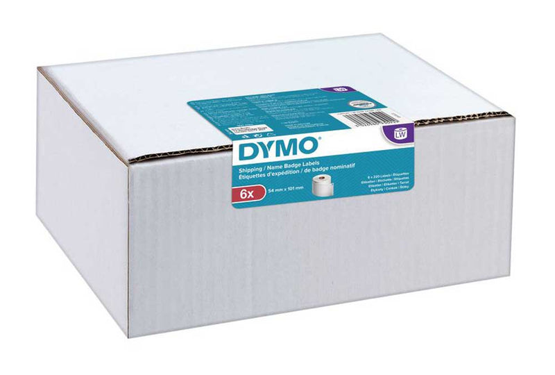 DYMO 99014 6 Pack Labelwriter Shipping Labels 54 x 101mm - 2093092 - Labelzone