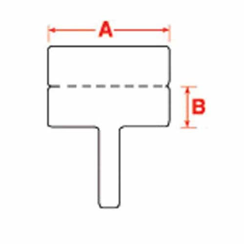 Brady BPTFT-01-425 Thermal Transfer Printable Flags 30mm x 10mm