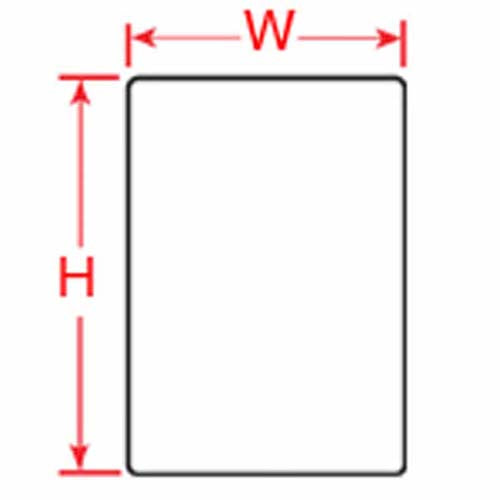 Brady BPT-618-499 Nylon Cloth Thermal Transfer Labels 22.86mm x 38.10mm