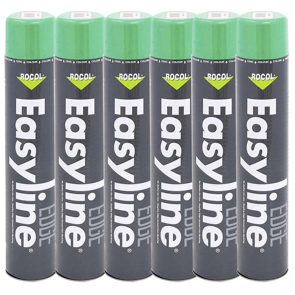 225006 - Easyline Paint and Applicator Permanent Green 750ml Pack of 6
