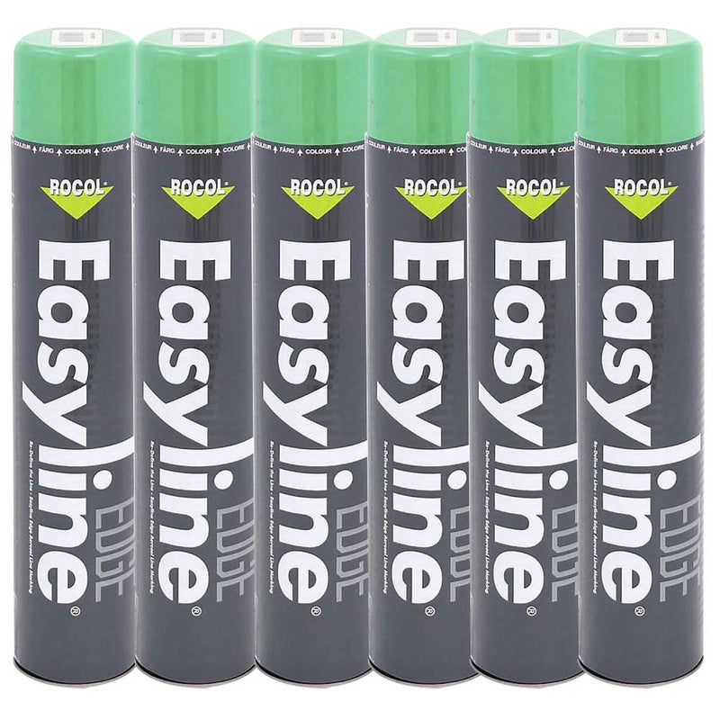 225006 - Easyline Paint and Applicator Permanent Green 750ml Pack of 6