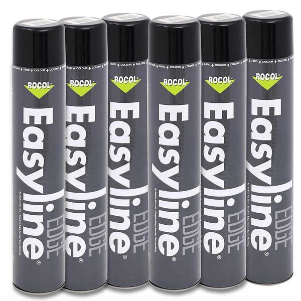 225008 - Easyline Paint and Applicator Permanent Black 750ml Pack of 6