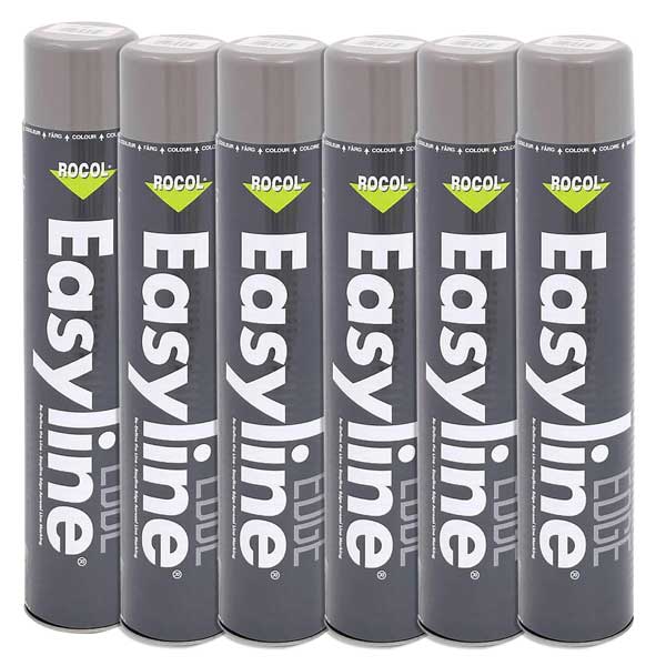 225009 - Easyline Paint Permanent Grey 750ml Pack of 6
