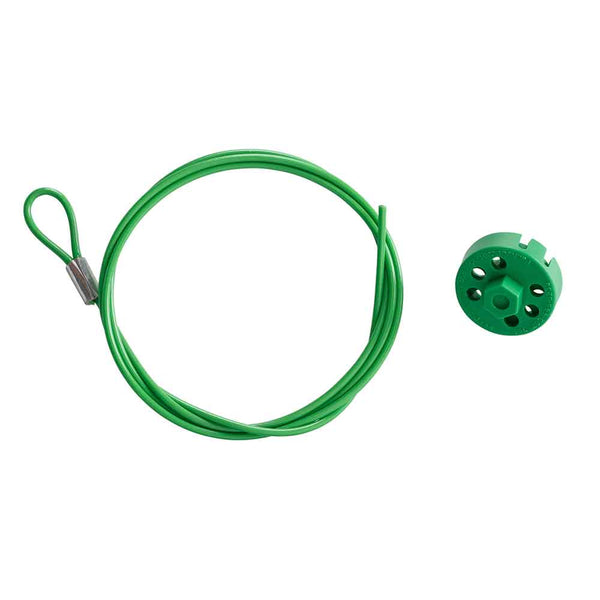 225204 - Brady Pro-Lock + Cable 1.5m Green