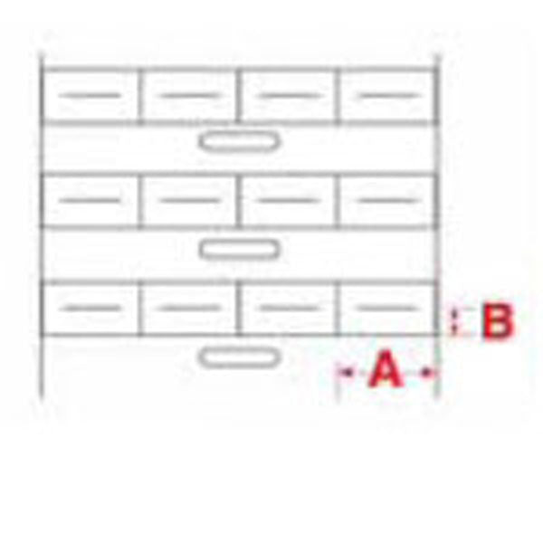 Brady BPT-105-7599 Thermal Transfer Printable DuraSleeve Wire Marking Inserts