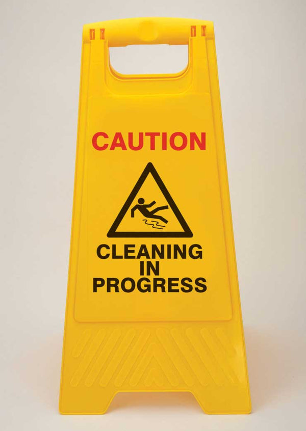 256701 - Heavy Duty Floor Stand - Caution Cleaning In Progress