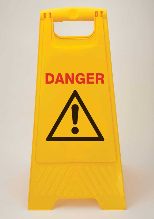 256705 - Heavy Duty Floor Stand - Danger