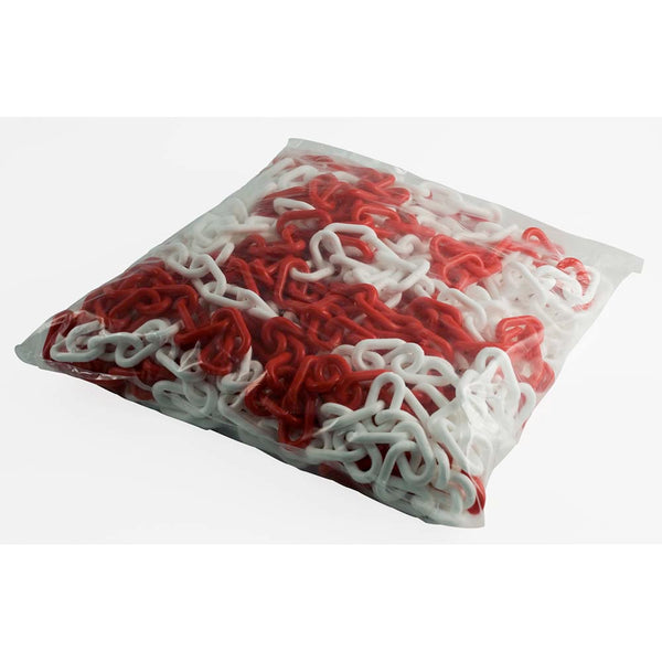 278269 Brady Warning Chain Red and White 28.00 mm x 50.00 mm x 25.00 m