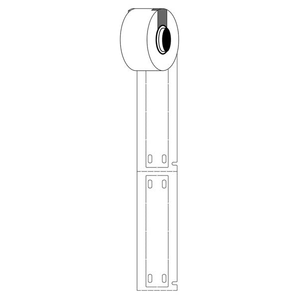 312065 Brady M6-15x75-7643-WT Linerless B-7643 cable tags for BMP61 15.00mm x 75.00mm