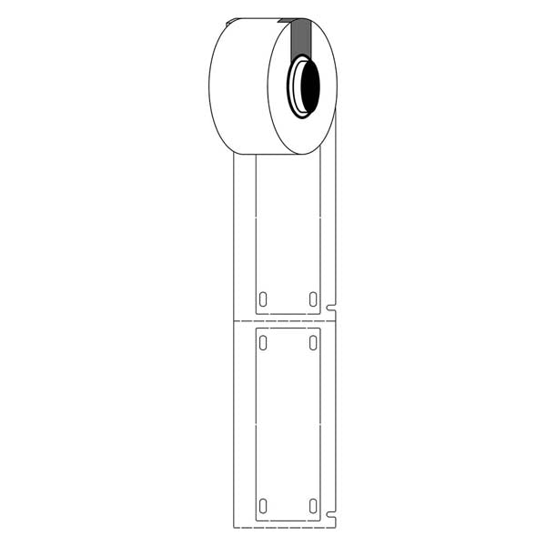 312089 Brady M6-25x75-7643-WT Linerless B-7643 cable tags for BMP61 25.00mm x 75.00mm