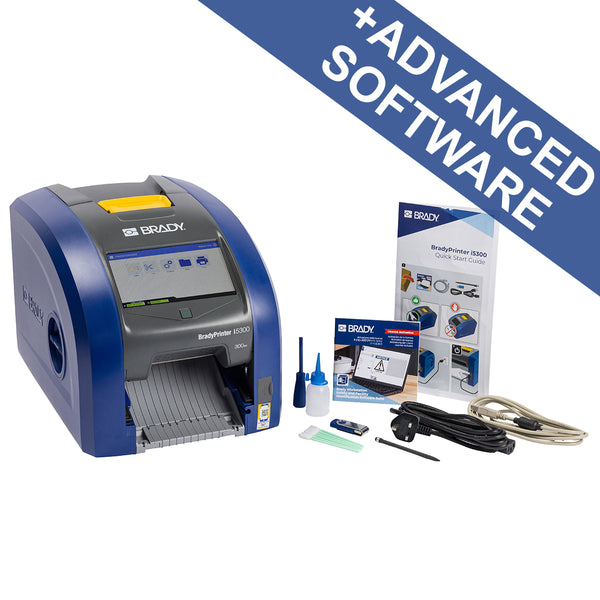 322894 - BradyPrinter i5300 Industrial Label Printer with Wi-Fi - UK + Brady Workstation Suite - i5300-C-UK-WF-BWS