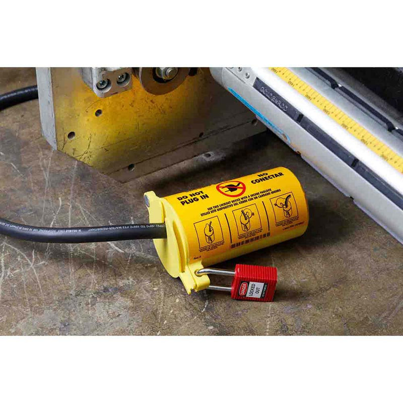 045842 - Brady 3-in-1 Electrical Plug Lockout 158.75mm x 88.14mm