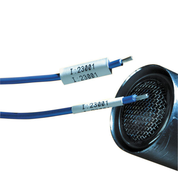 M71-500-1-342 BMP71 PermaSleeve Wire Marker Sleeves White Heat-Shrink Polyolefin - Labelzone