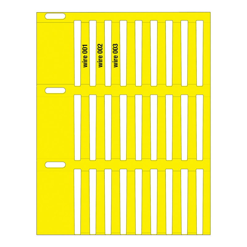 622071 - Brady DuraSleeve Wire Marking Inserts 30.00mm x 4.40mm