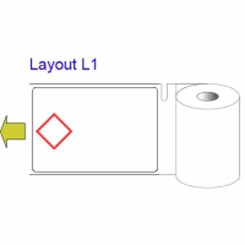 THTCLP-S-L1-7610-0.4-SC Thermal Transfer (Small Core) CLP 55 x 85mm - L1- Labels (400 labels per roll)