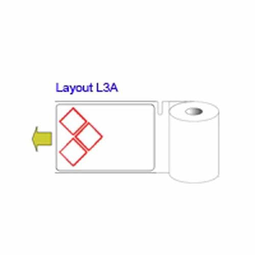 THTCLP-S-L3A-7610-0.4-SC Thermal Transfer (Small Core) CLP 55 x 85mm - L3A- Labels (400 labels per roll)