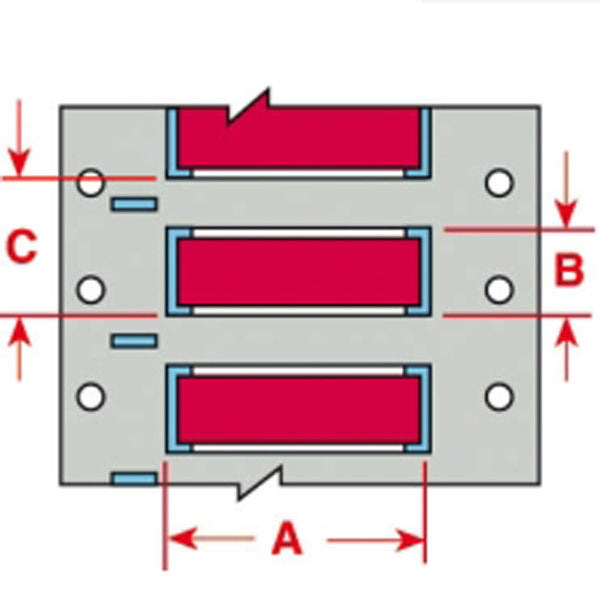 PS-1000-2-RD-2 - Brady PermaSleeve Wire Marking Sleeves 25.40mm x 42.16mm