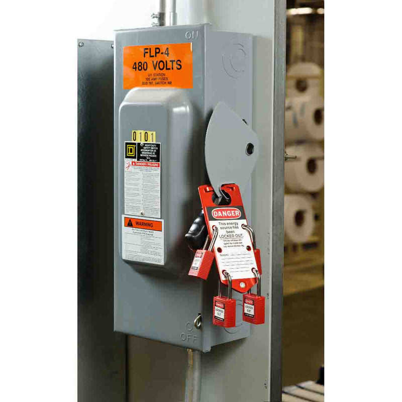 065975 - Brady Labelled Group Lockout Hasps 76.00mm x 180.00mm