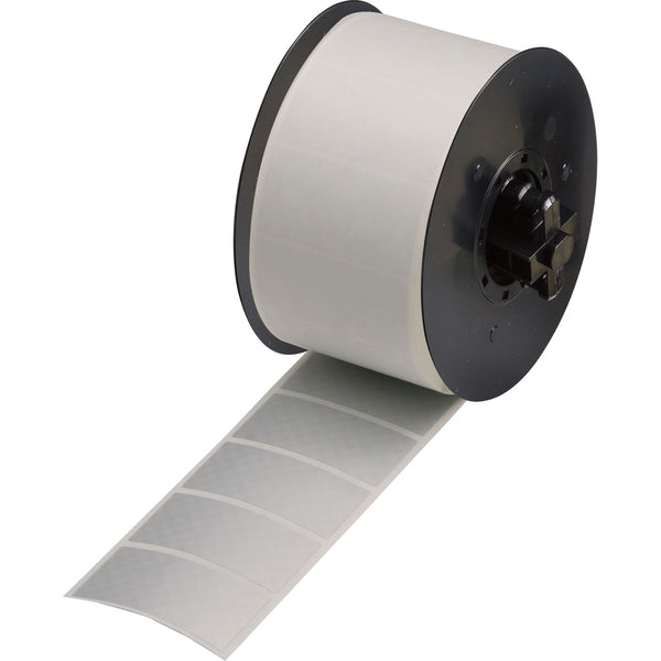 710108 - Silver MiniMark Tamper-Evident Labels - 25.4mm x 50.8mm - Labelzone