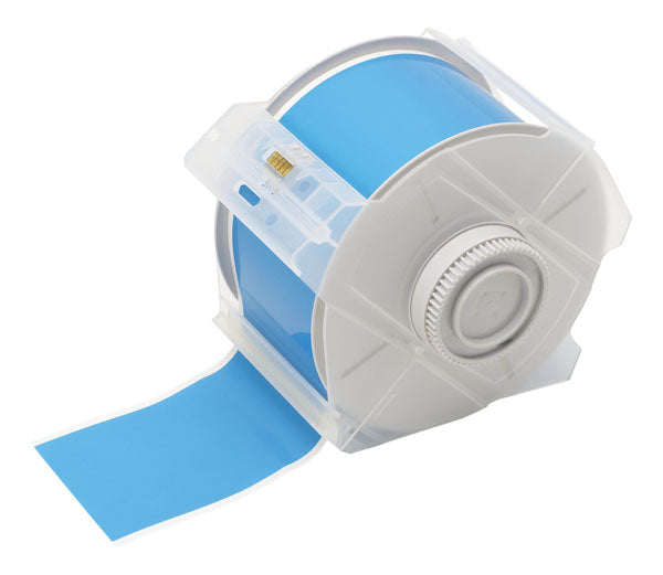 076607 - Globalmark 57mm x 30 metre Light Blue Polyester Tape - Labelzone