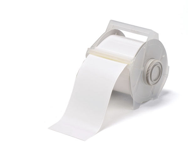 076616 - Globalmark 57mm x 30 metre white Polyester Tape - Labelzone