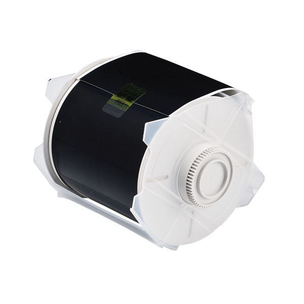 076647 - Globalmark 100mm x 30 metre black Polyester Tape - Labelzone