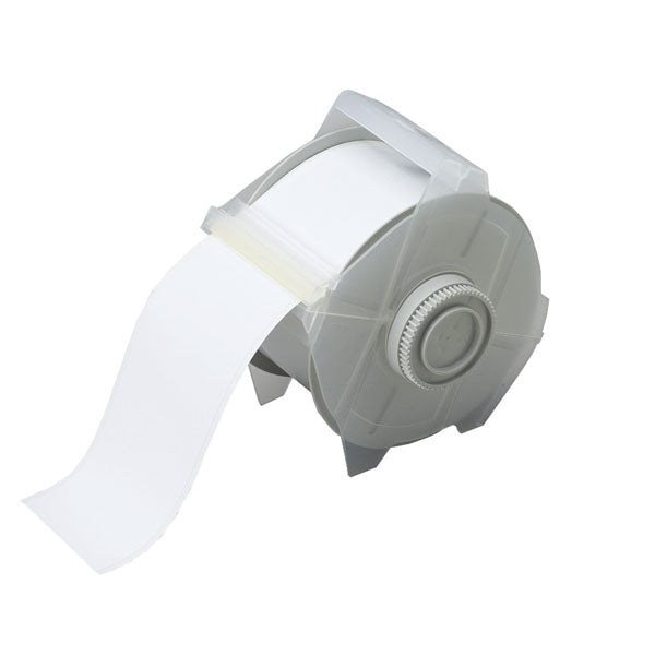 076698 - Globalmark 57mm x 30 metre white Repositionable Vinyl Tape - Labelzone