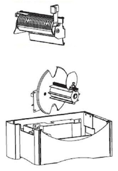 Zebra ZM600 Media Rewind & Peel Unit Kit - 79836