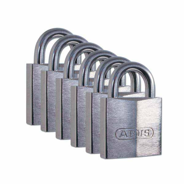 Brady 805827 Brass Padlock 30mm 6 Pack