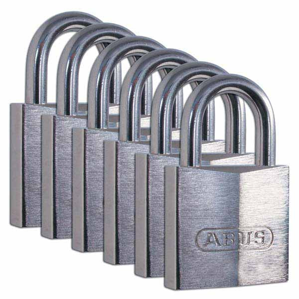 Brady 805828 Brass Padlock 39mm Nylon Encased 6 Pack