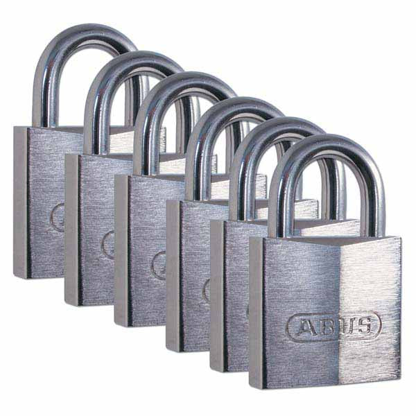 Brady 805830 Brass Padlock 49mm 6 Pack