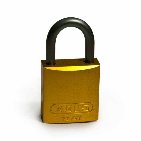 Brady 814068 Aluminium Padlocks 25mm Yellow 6 Pack