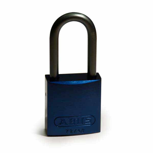 Brady 814072 Aluminium Padlocks 40mm Blue 6 Pack