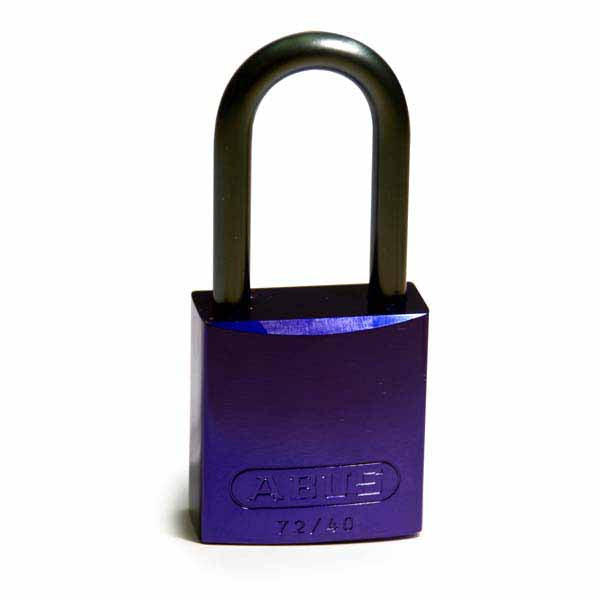 Brady 814078 Aluminium Padlocks 40mm Purple 6 Pack