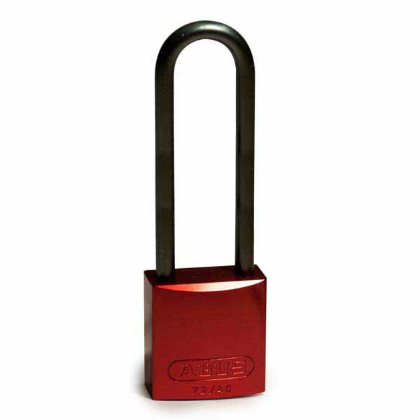 Brady 814080 Aluminium Padlocks 75mm Red 6 Pack