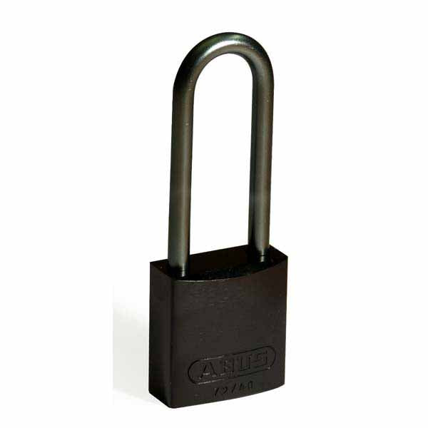 Brady 814081 Aluminium Padlocks 75mm Black 6 Pack