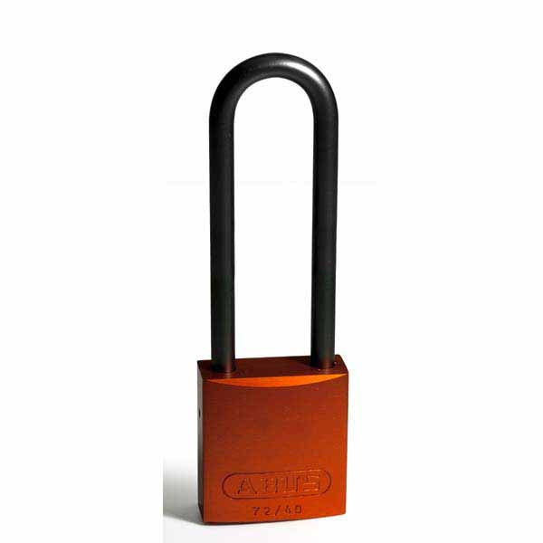 Brady 814084 Aluminium Padlocks 75mm Orange 6 Pack