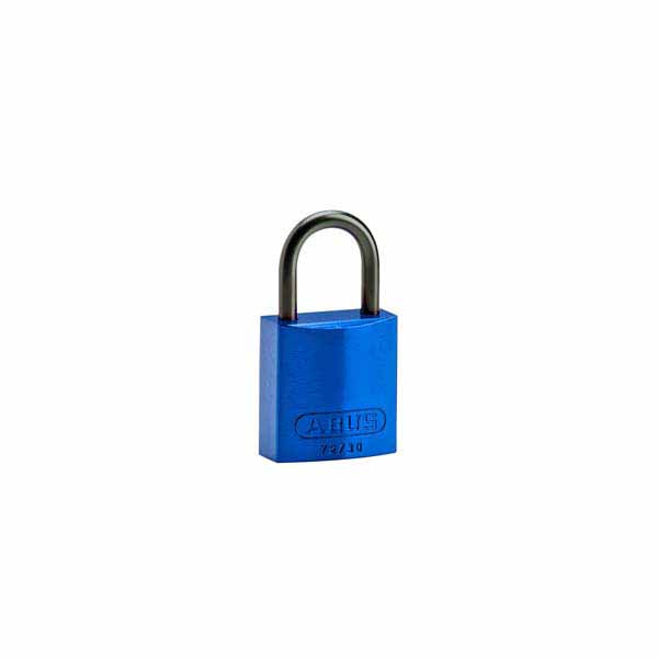 Brady 834856 Compact Aluminium Padlock 25mm Blue 6 Pack