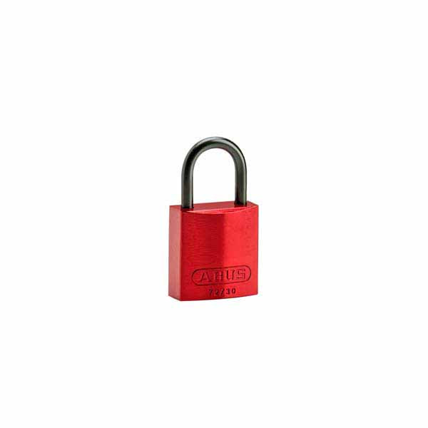 Brady 834858 Compact Aluminium Padlock 25mm Red 6 Pack