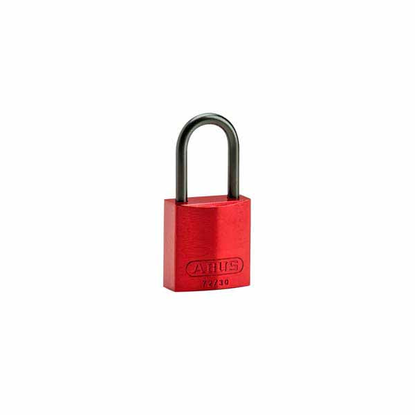 Brady 834864 Compact Aluminium Padlock 40mm Red 6 Pack